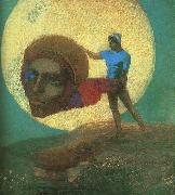 Odilon Redon The Fall of Icarus oil painting reproduction